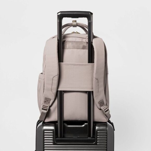OPEN STORY NWOT commuter backpack -taupe main image 5